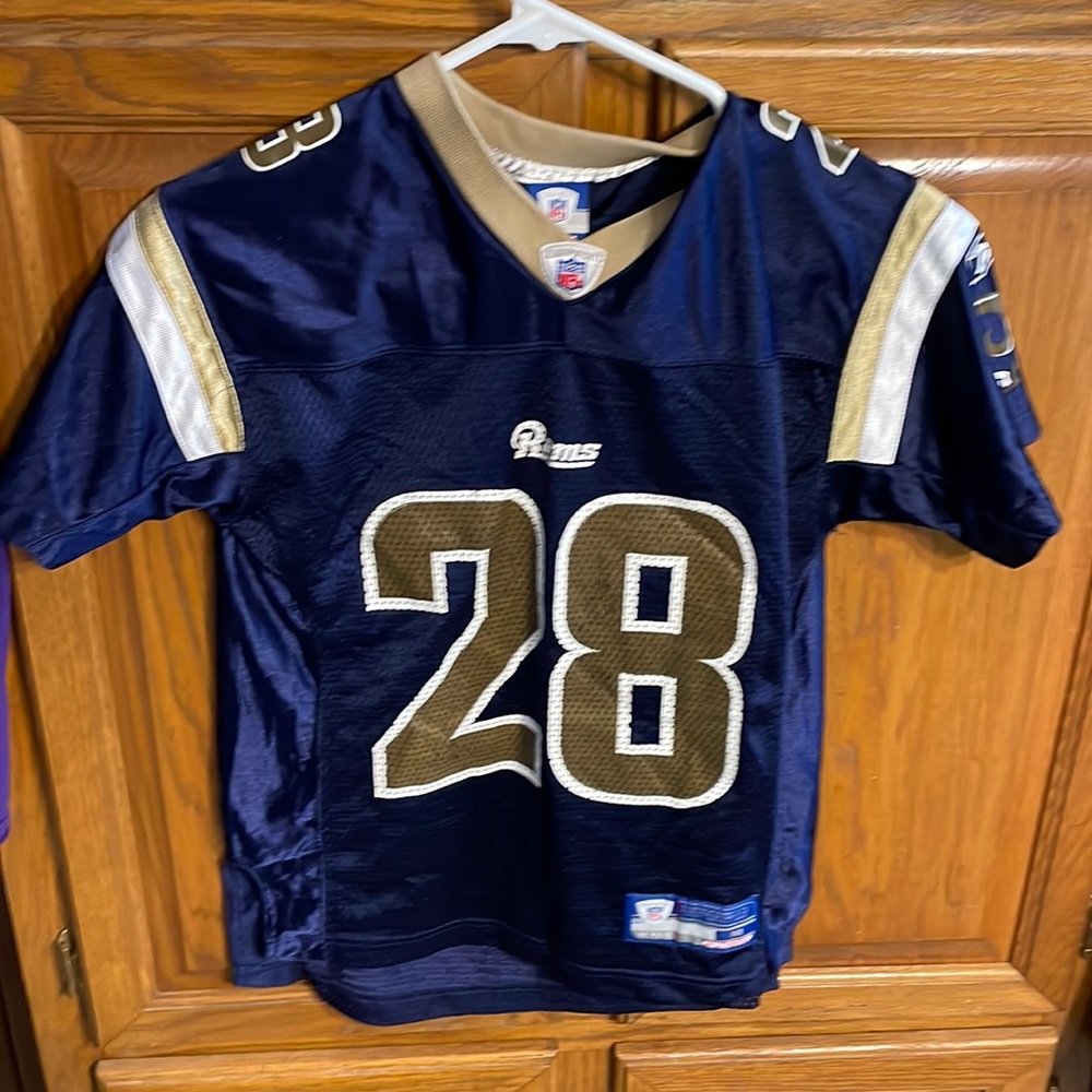 Marshall Faulk size youth medium nfl jersey